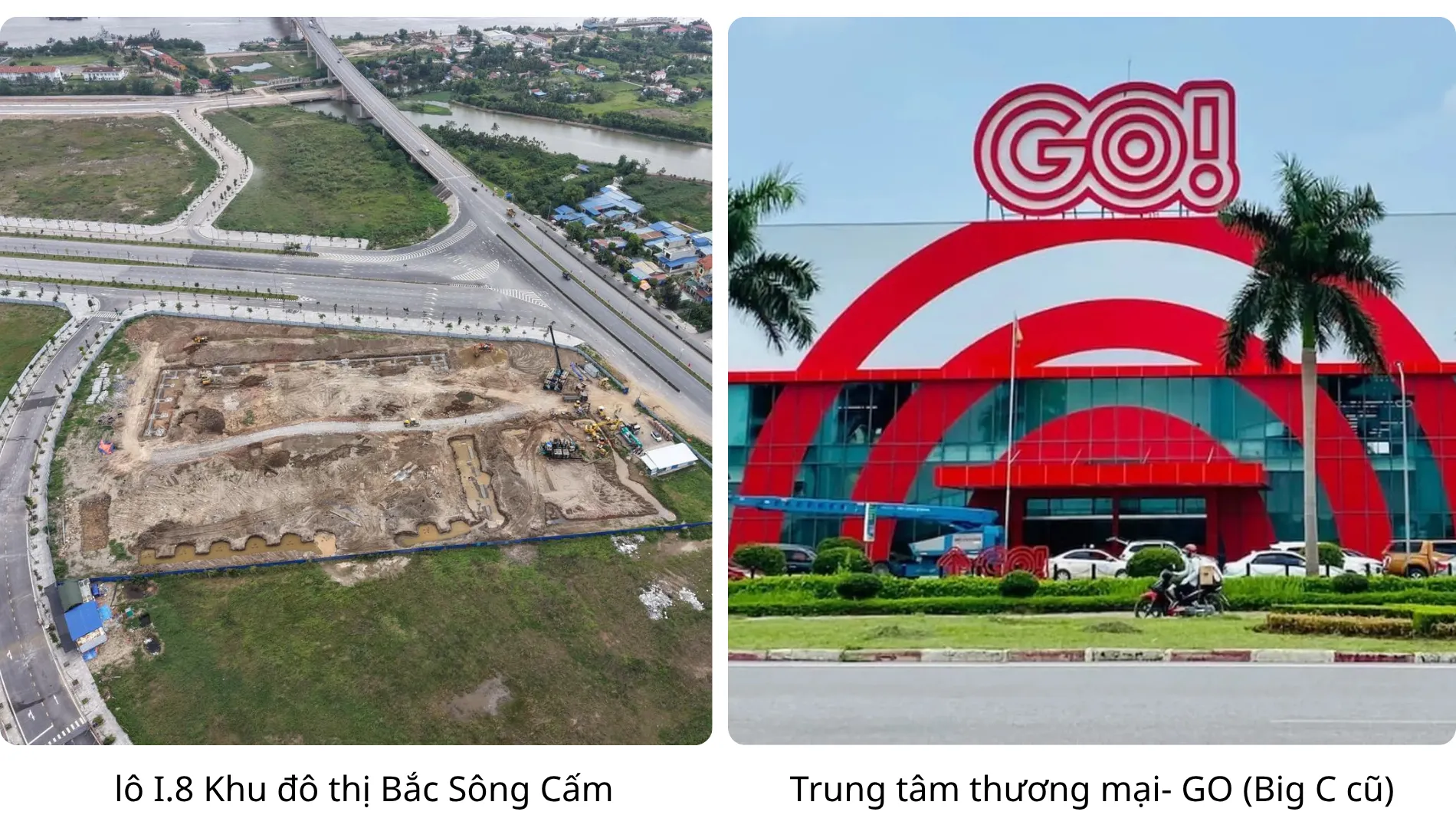 Trung tâm thương mại Go (Big C cũ) tại khu đô thị Bắc Sông Cấm