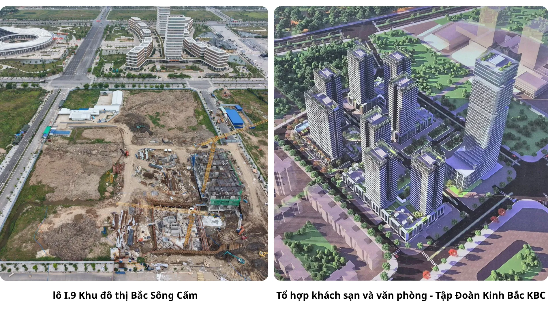 Tổ hợp khách sạn và văn phòng cho thuê của chủ đầu tư Kinh Bắc KBC
