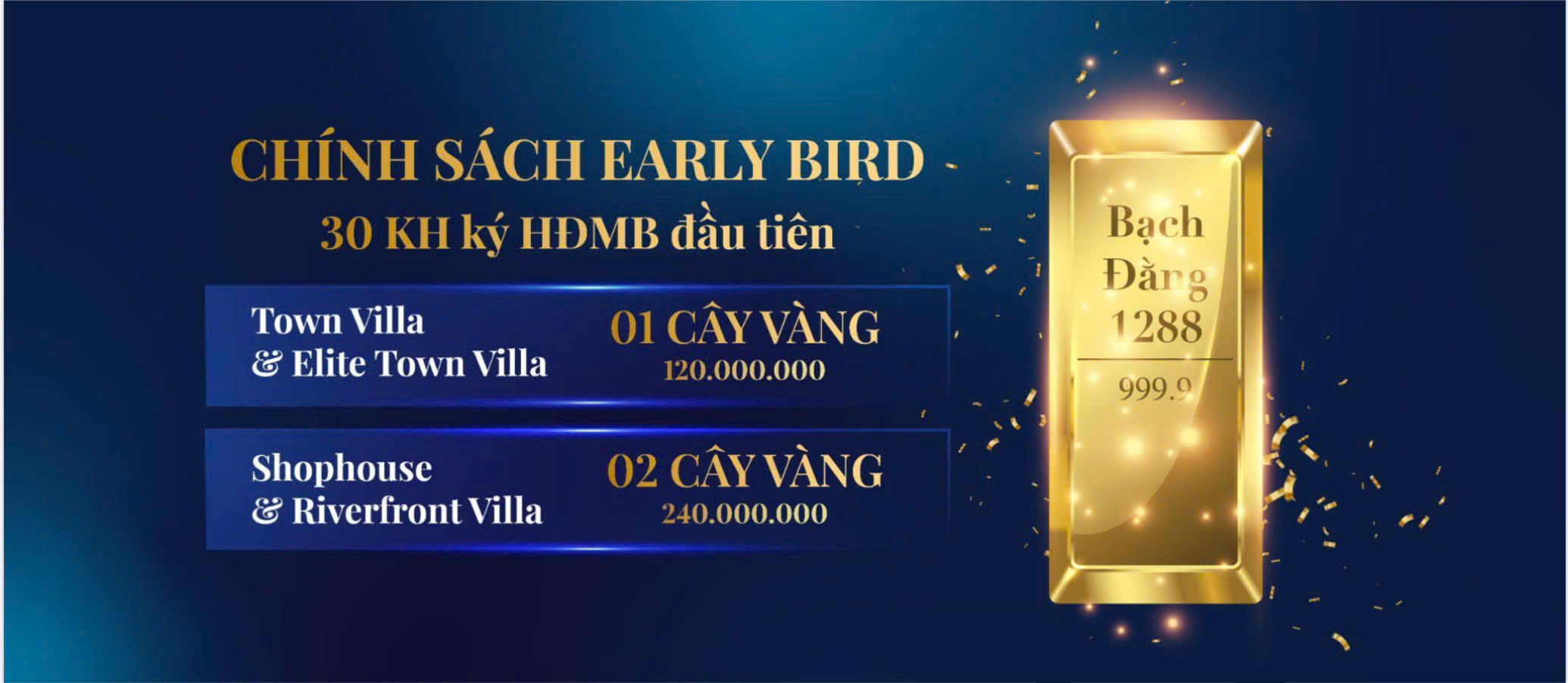 Chính sách Early Bird tại dự án Bạch Đằng 1288 Hải Phòng