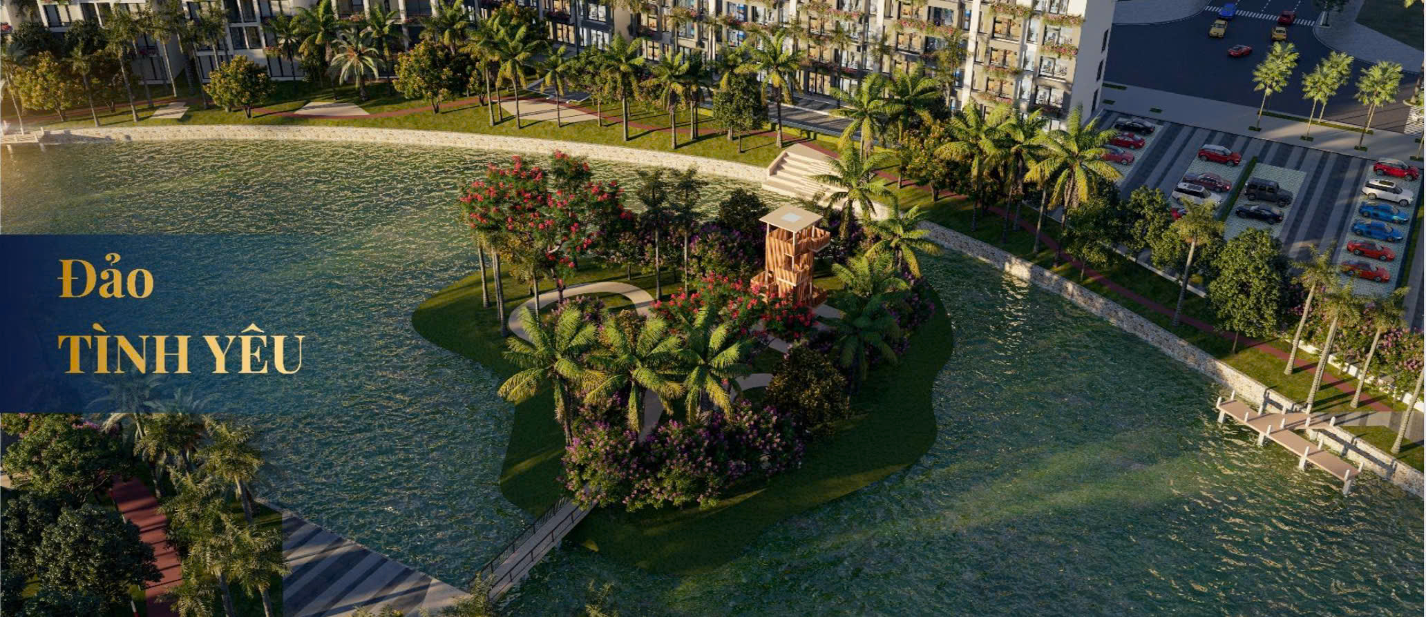 Đảo tình yêu tại dự án Bạch Đằng 1288