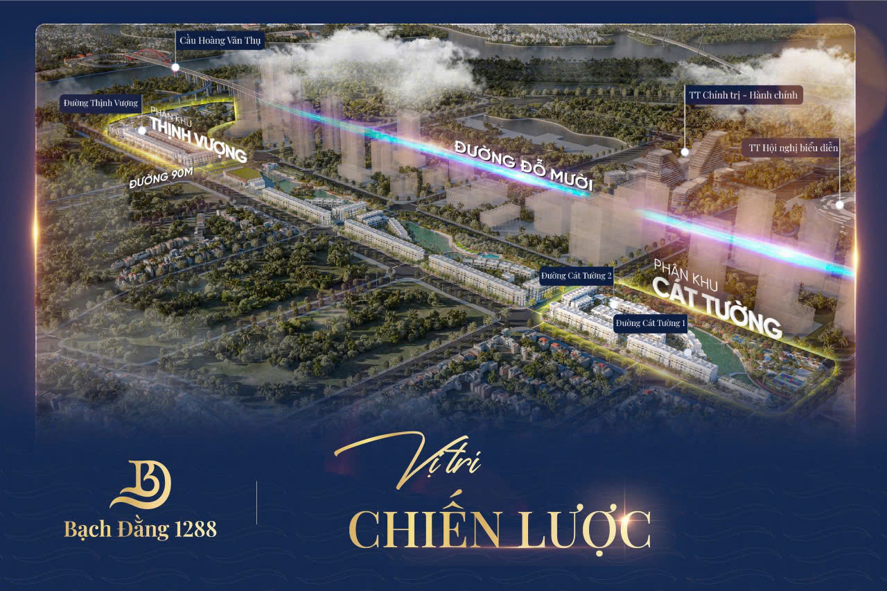 Ví trí đắc địa đối diện trung tâm hành chính Hải Phòng